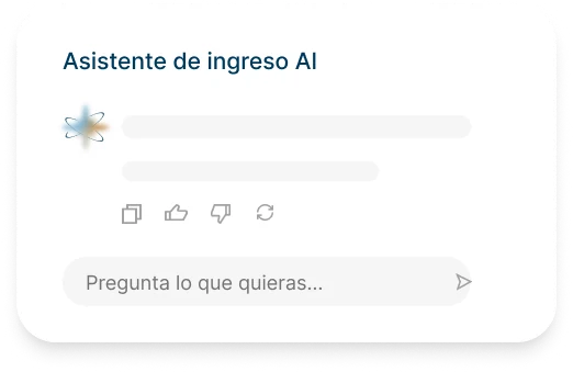 Asistente de ingreso con IA